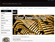 Tablet Screenshot of discountgundealer.com